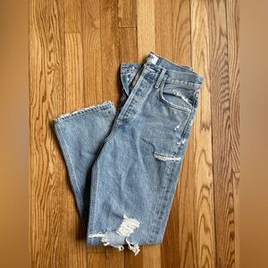 AGOLDE Light Blue Denim Jeans